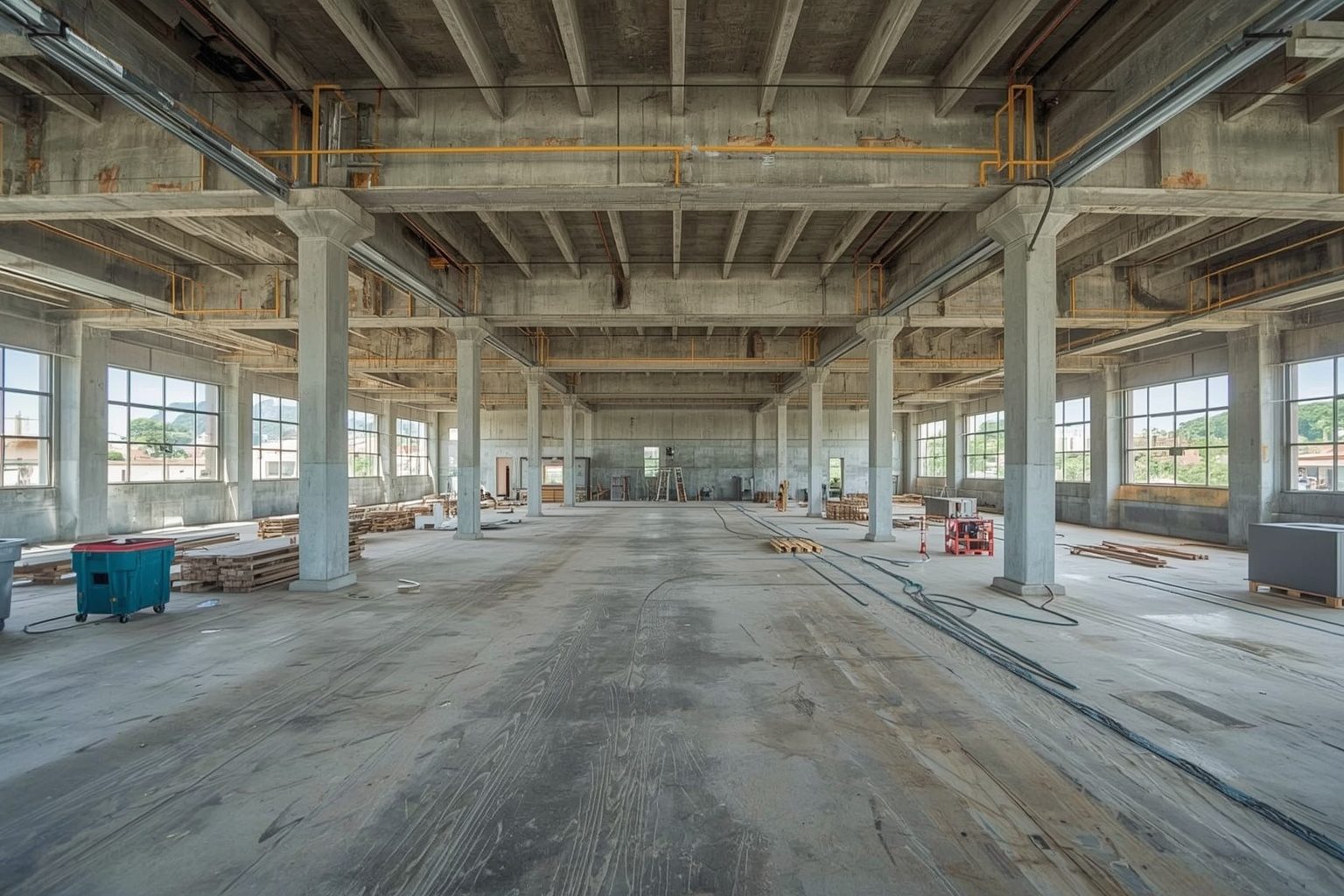 Fase de alvenaria em obra residencial